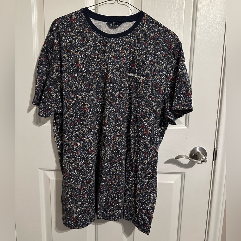 Ben Sherman Floral Print Soft Cotton T-shirt